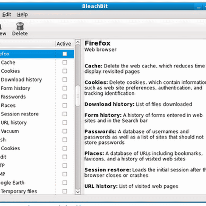 Libera espacio en tu disco duro con BleachBit