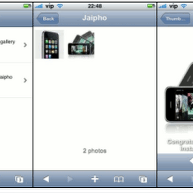 Crea una galería de imágenes para tu iPhone