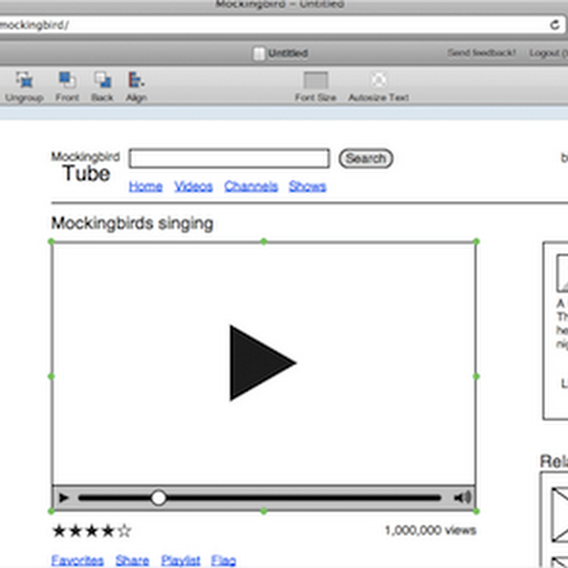 Crea bosquejos web con Gomockingbird