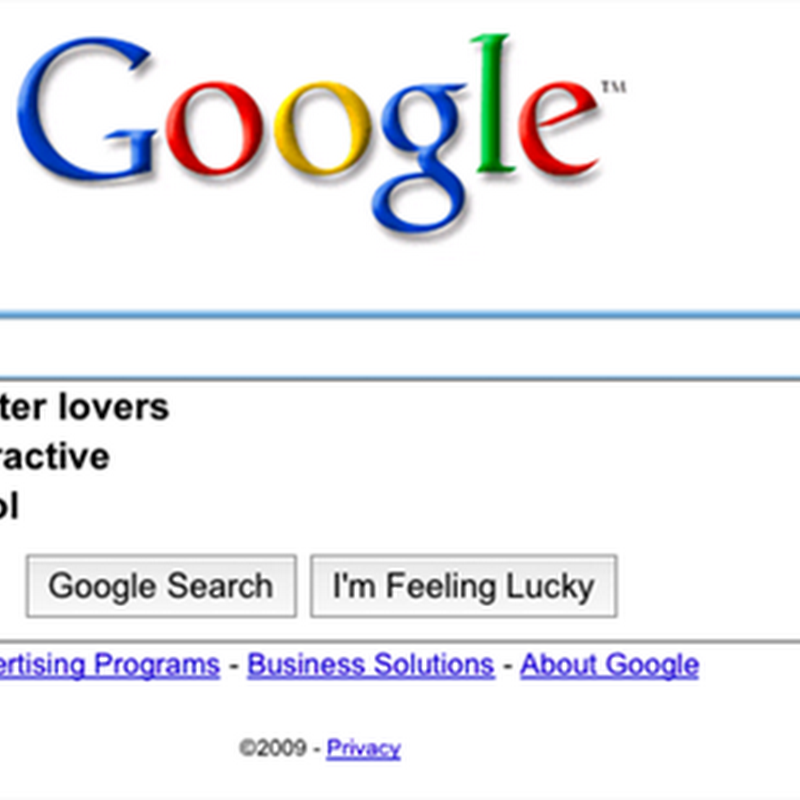 Imagen: Google sabe como son los geeks