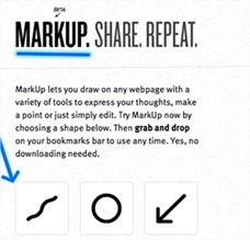 5 herramientas para crear anotaciones web Markup%5B4%5D