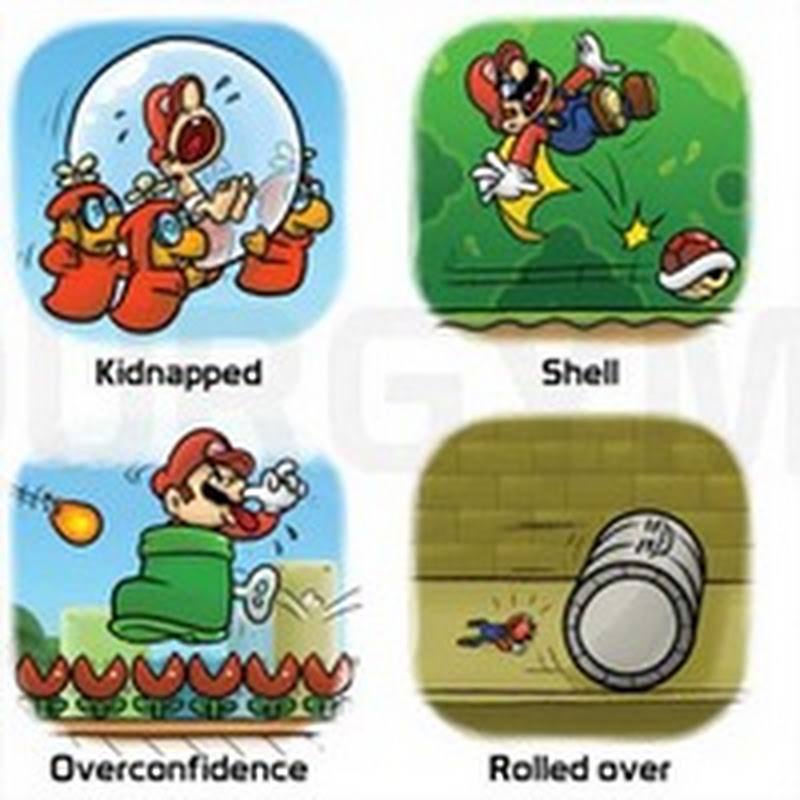 45 formas en las que Mario Bros puede morir
