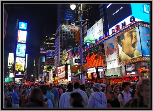 new york times square at night. Midnight at Times Square New