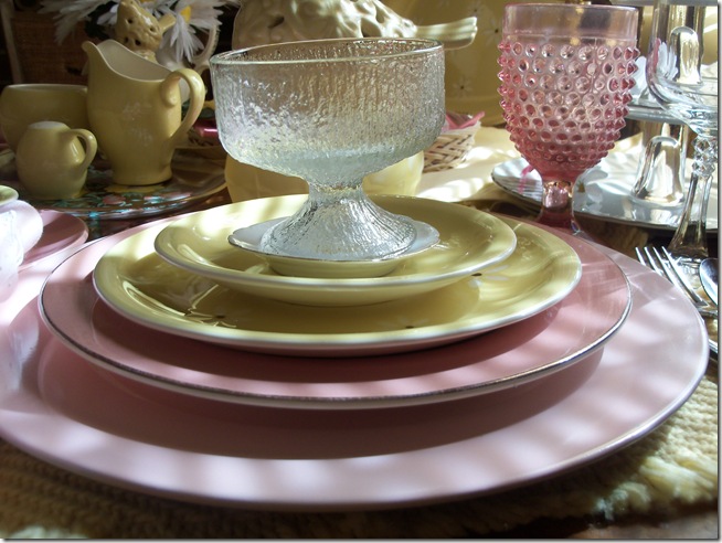 pink and yellow table 037