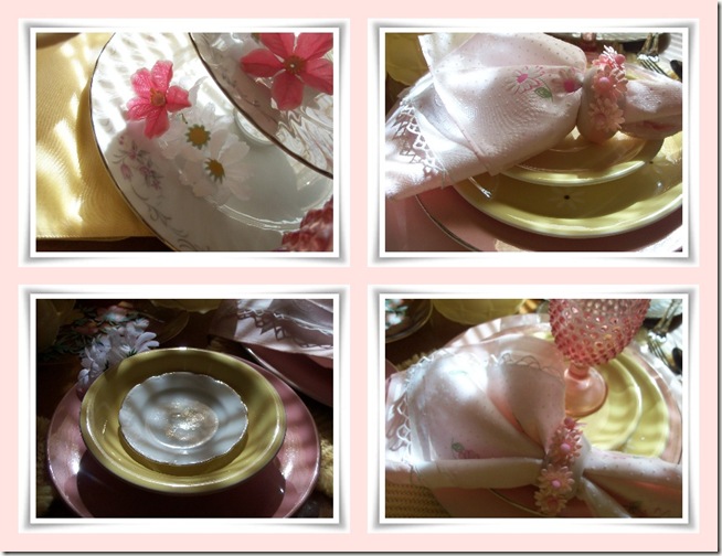 pink and yellow table 043-tile