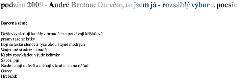 André Breton Poesie Otevřte to jsem já 