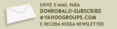 Receba a newsletter do Don Robalo