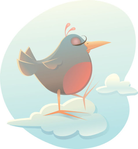 Funny bird on cloud funny bird. Funny bird on cloud