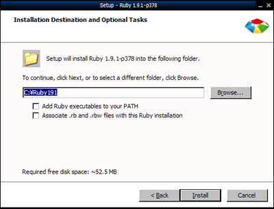 Ruby Installer