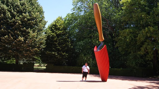 Dentro de la Fundación Serralves