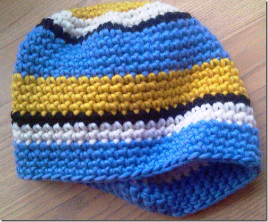 Crocheted Swedish OL Beanie Crocheted Swedish OL Beanie