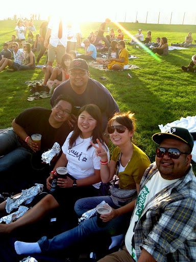 We were all thoroughly entertained (with ridiculous people and the the music of course)! ;)