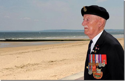 This is not my father, John Symes, who, unfortunately never had the experience of this D-Day veteran who returned to Normandy to remember. Hopefully, one day, I will go.
