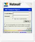 Hotmail password leaked