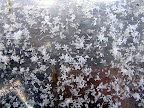 Snowflakes on the truck