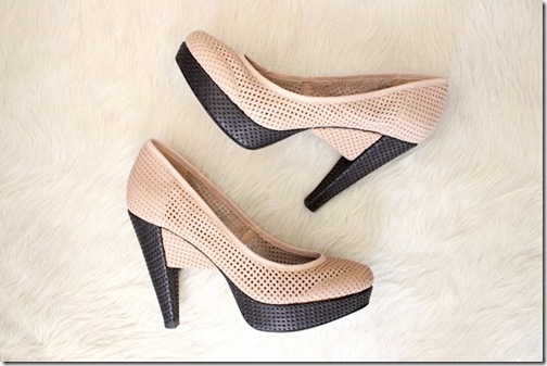 Rebecca Minkoff Launches Shoes Spring 2011 Perforated Leather Platform Pump 