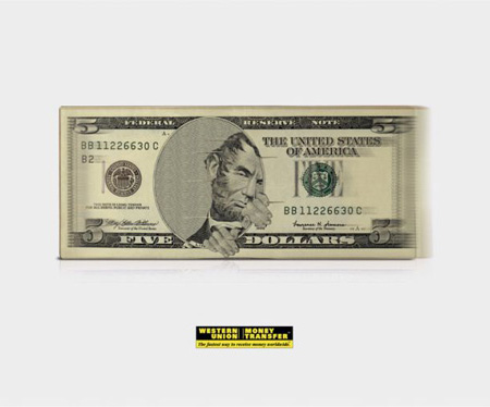 Western Union Advertisement Western Union Advertisement