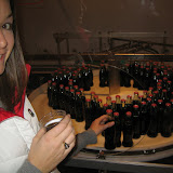 Free souvenir Coke bottles.