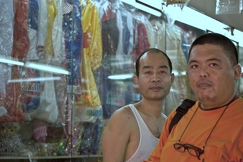 Echague Bazar Owner with Cris