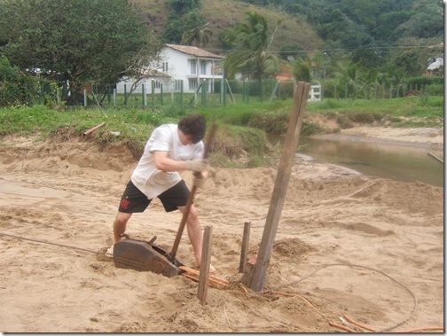 Colocação do barco na água2 040