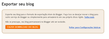 como salvar meu blog