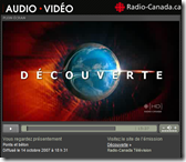 V-Rod, Radio-Canada, Audio-Vidéo