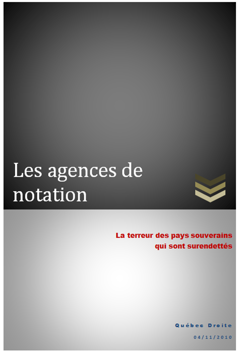 Agence de notation -1 Agence de notation -1