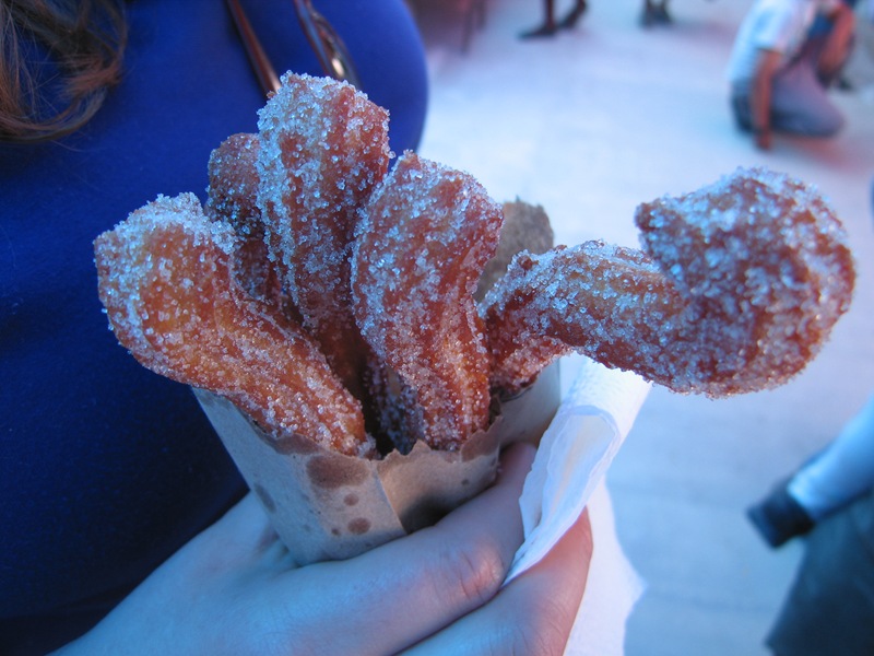 Freshly made churros