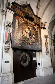 M&uuml;nster Cathedral's magnificent astronomical clock, made in 1540-43.