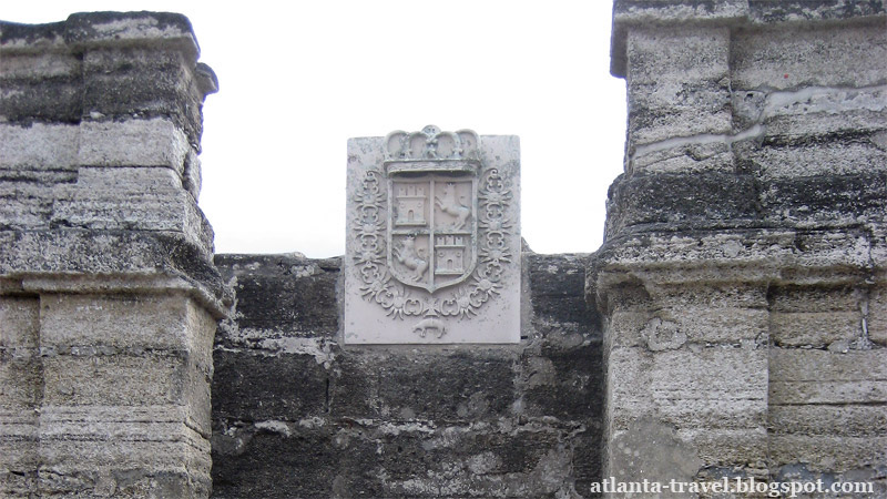 Форт Castillo de San Marcos в Сент-Огустине, Флорида Форт Castillo de San Marcos в Сент-Огустине, Флорида