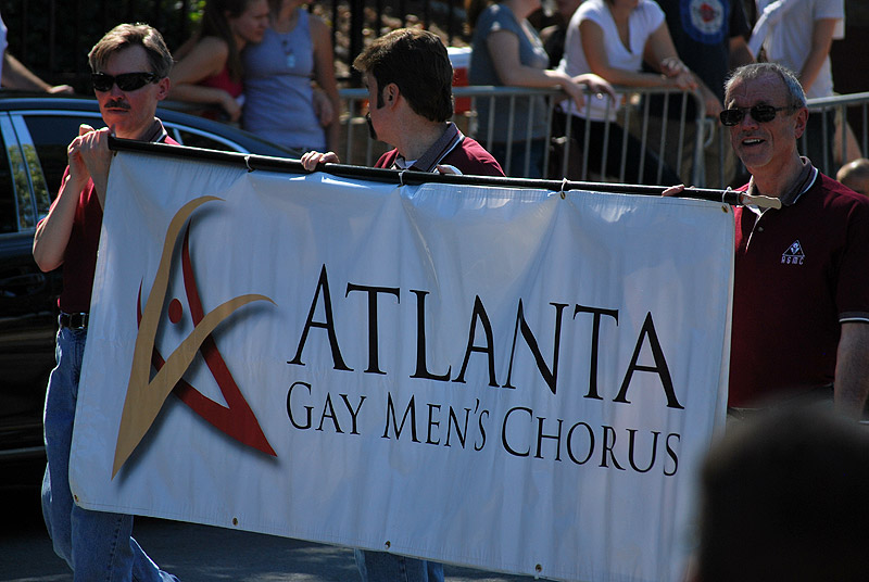 Ежегодный гей парад в Атланте