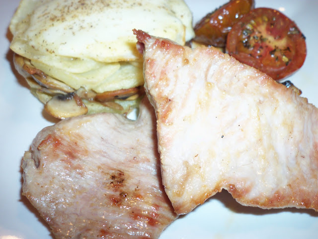 Secreto ibérico con miloja de patata