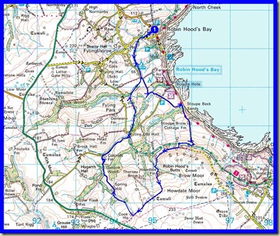 Our 13.5 km route, with 410 metres of ascent, taking over four hours in the fresh slithery snow