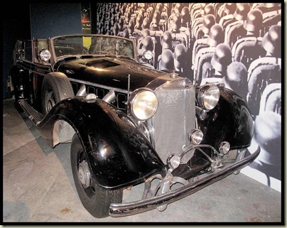 A parade car used by Hitler