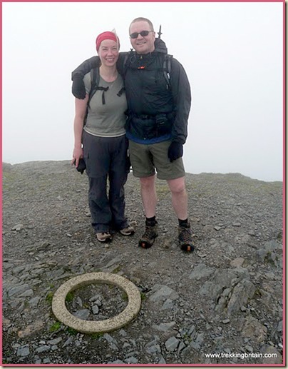Jamie and Nicky on the summit of Blencathra