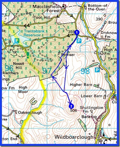 A route up Shutlingsloe from Standing Stone Car Park