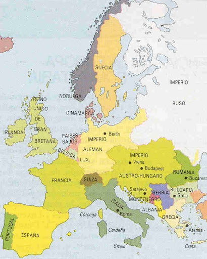 mapa de europa despues de la segunda. Europa Antes y Después de la