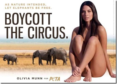 Olivia Munn poses nude for PETA1