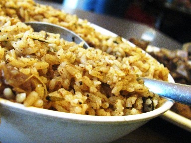 Jeergasamba rice - fatter and shorter than basmati