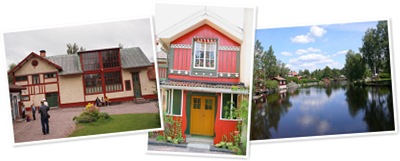 View Lilla Hyttnas exteriors and Sundborn Villas