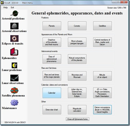 Efemerides 1