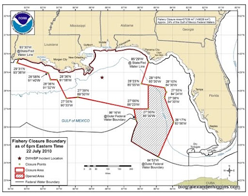 NOAA BP Gulf Oil Spill Fishery Reopening