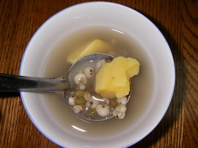 綠豆薏仁番薯湯 綠豆薏仁番薯湯