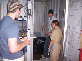 USSTs Mark Boots and Patrick Allen during the LCH inspection
