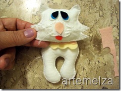 artemelza - gatinho de feltro artemelza - gatinho de feltro