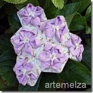 artemelza - flor em hexagono regular