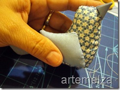 artemelza - passarinho de patchwork