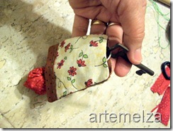artemelza - chaveiro vaso com tulipa
