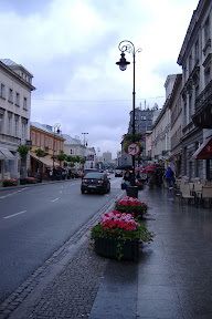 The streets of Warsaw