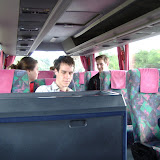 On the bus to Wroclaw.  The first of several long bus rides this trip.